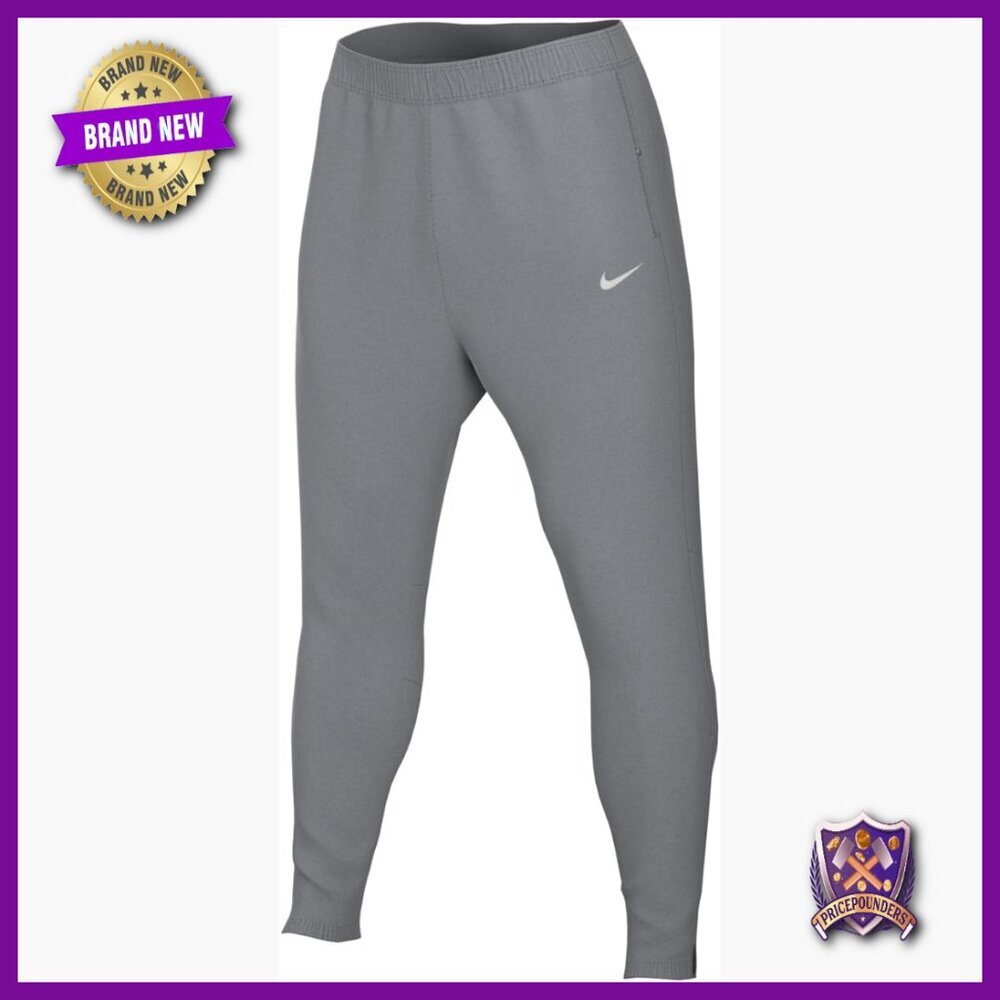 Men's Dri-Fit Running Track Pants, Tapered Fit, Lightweight, Size M
